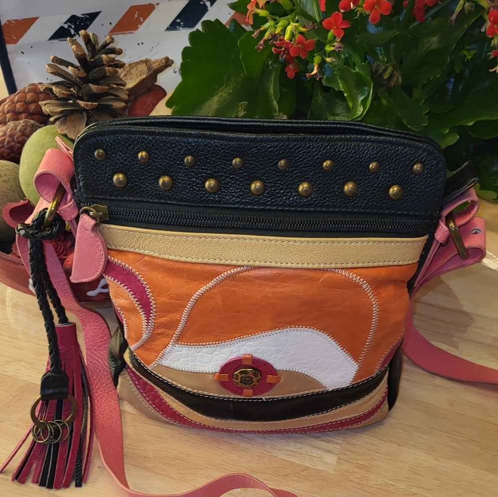 🌇Chi by Falchi Leather Arizona Sunset Bag